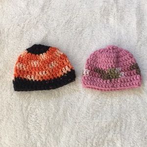 Knit newborn hats NWOT